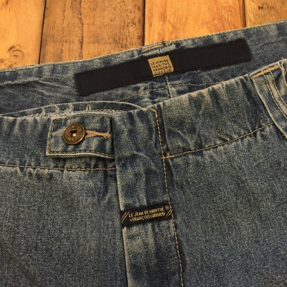Girbaud 42W 35L Baggy Jeans Burgundy Shuttle Tape